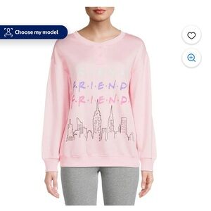 FRIENDS Graphic Long Sleeve Pajama Top